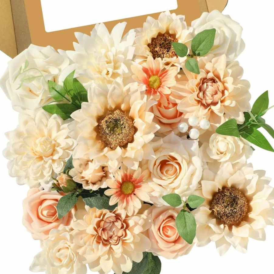 Serwalin Pink Silk Wedding Flowers for Bouquets, Centerpieces, Cake Decor, Baby Shower, and Spring Arrangements