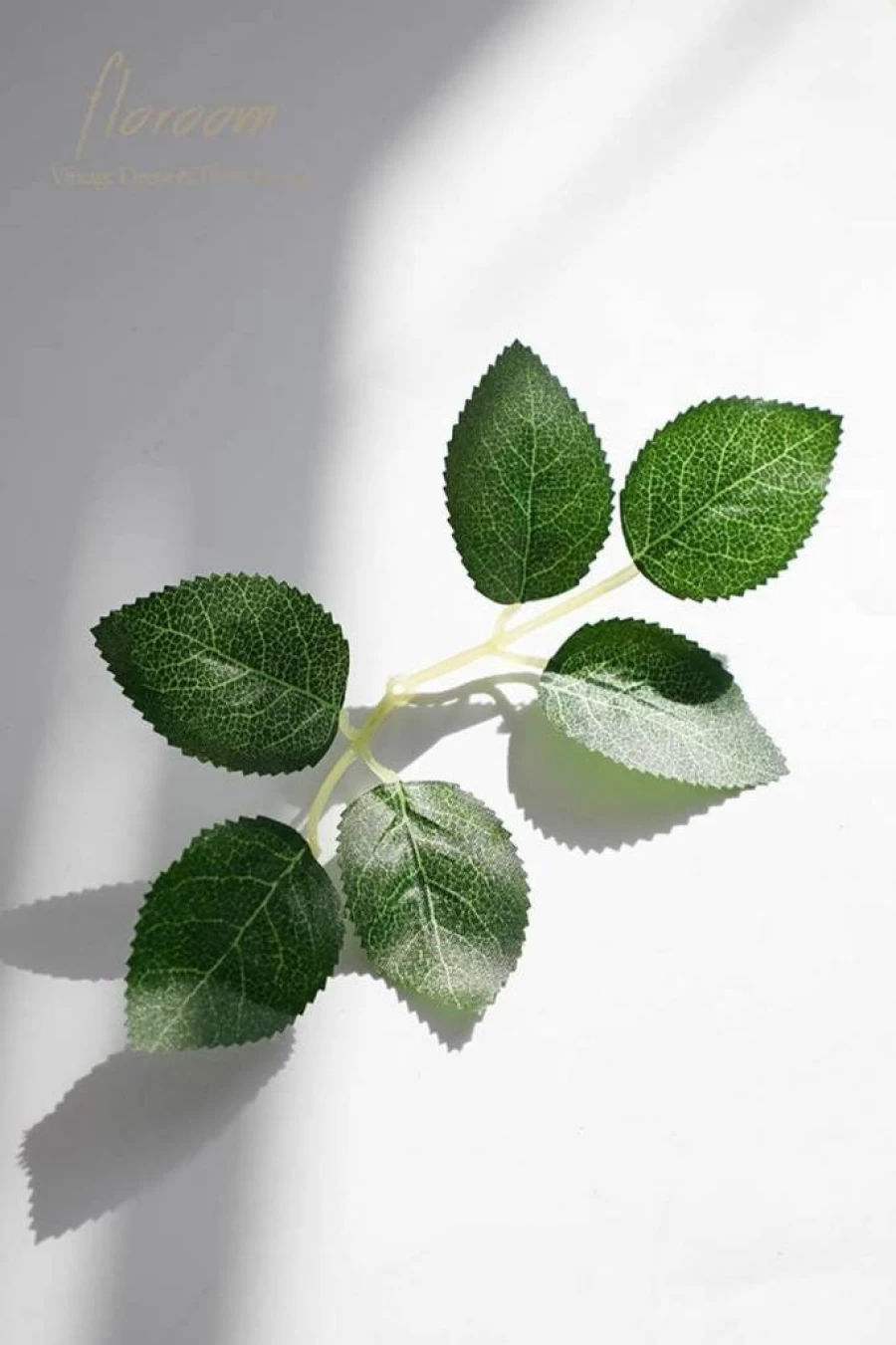 Floroom 35Pcs Artificial Silk Rose Leaves - DIY Wedding Bouquets, Bridal Shower Centerpieces, Home Decor Faux Greenery Bulk