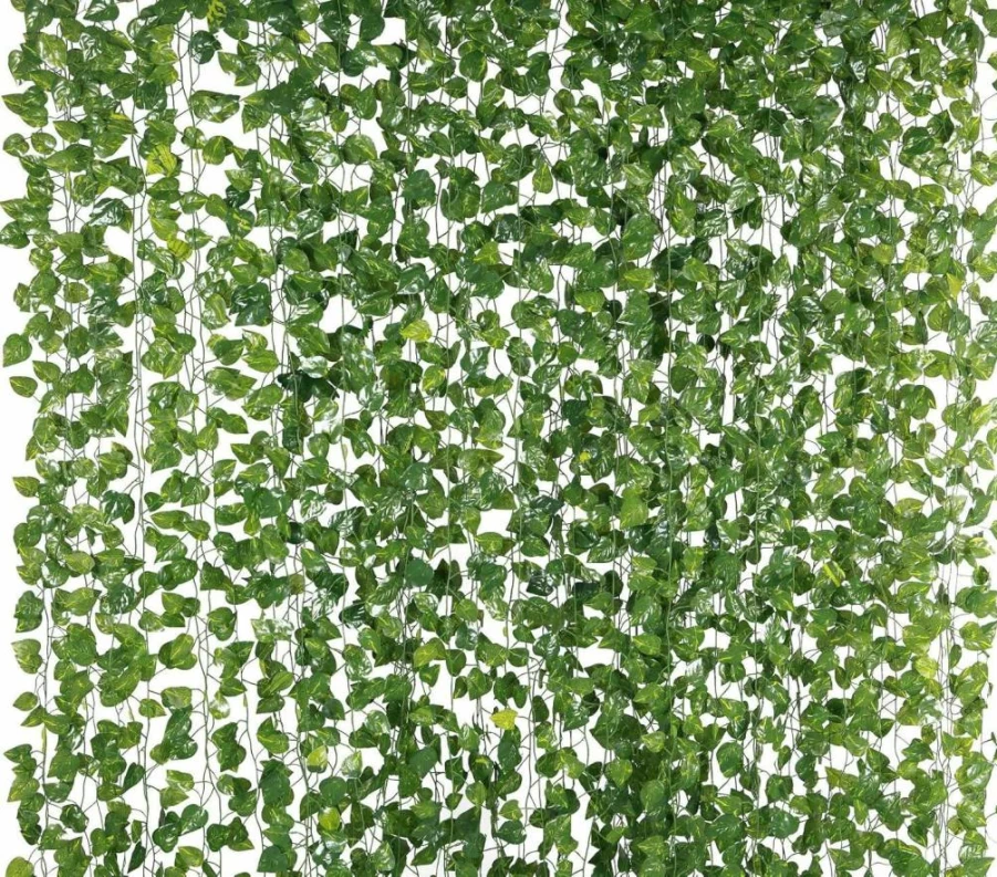 Yatim 12 Pack Artificial Ivy Vine Garland - 78 Ft Silk Fake Foliage for Wedding, Home, Office, Wall, Garden Decor