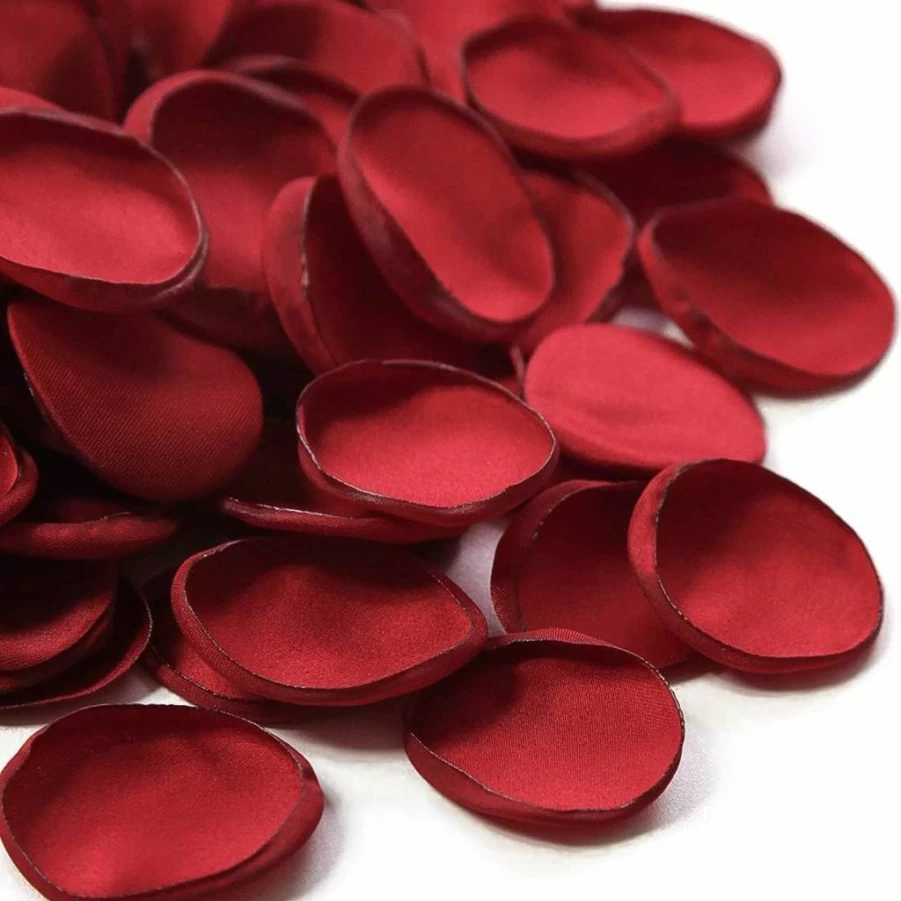 Floroom 300Pcs Ivory Faux Silk Rose Petals for Wedding Decor, Bridal Shower, Aisle Scatter, Table Centerpieces, Romantic Night Party Confetti