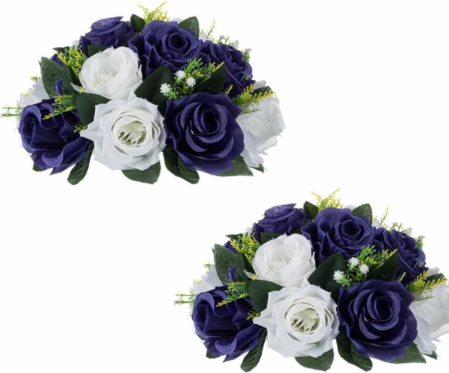NUPTIO 10-Pack Dusty Rose Fake Flower Balls - 9.5 Inch Wedding Centerpieces for Tables, Party Decor, and Bouquet Arrangements