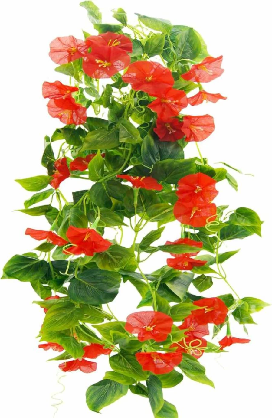 FERIAL 15ft Purple Morning Glory Artificial Vine Garland - 2 Pack Silk Flower Hanging Plants for Outdoor Wall Fence Indoor Wedding Decor